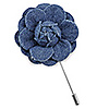 Revers pin denim bloem