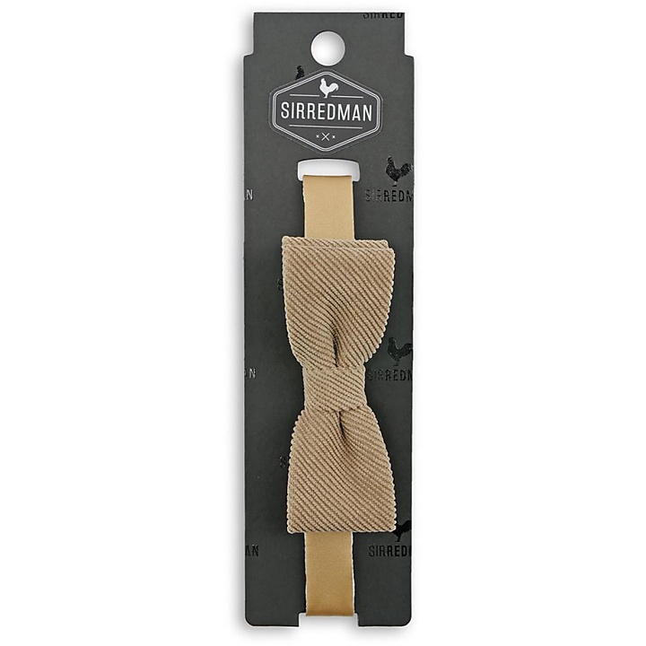 kinderstrik Corduroy donker beige